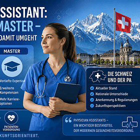 Infografik zum Physician Assistant: Bachelor vs. Master Schweiz
