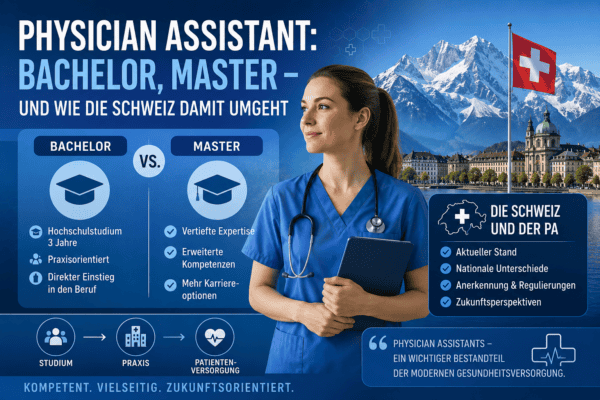 Physician Assistant: Bachelor, Master – und wie die Schweiz damit umgeht