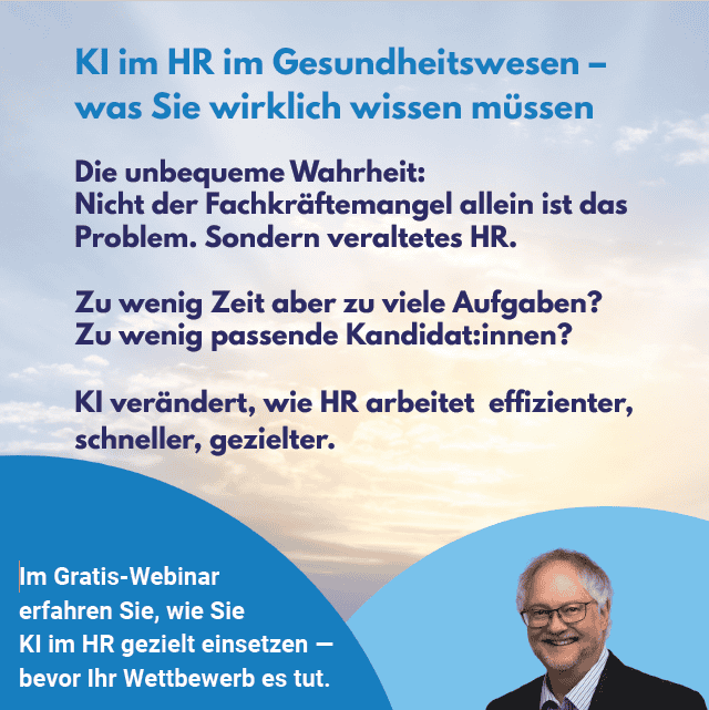 KI im HR: Effiziente Nutzung für bessere Personalarbeit im Gesundheitswesen.